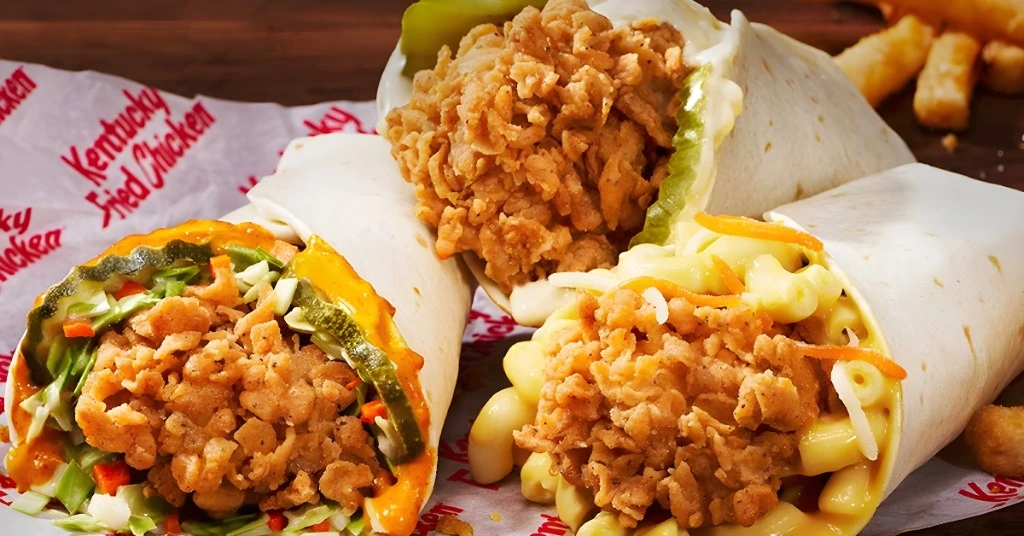 Kfc wraps menu in south africa