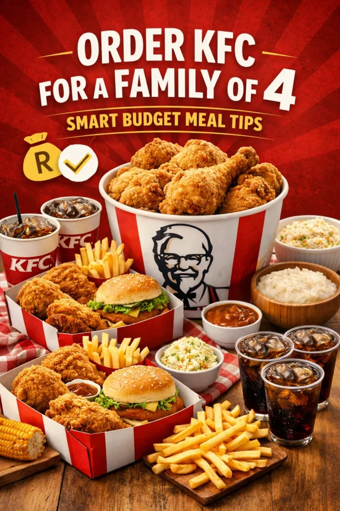Order KFC for a Family of 4: Smart Budget Meal Tips