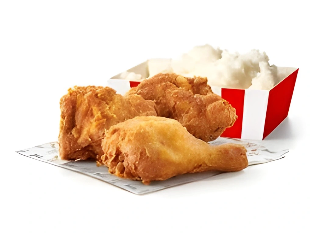 KFC streetwise 3 with regular pap in south africa